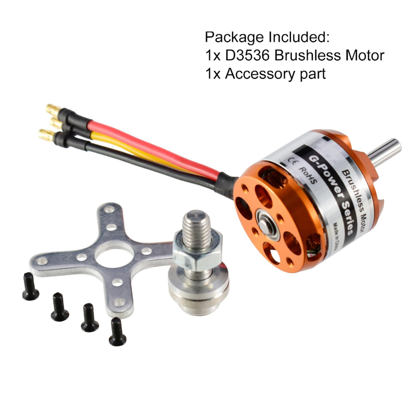 HGZHNAT Premium D3536 Bürstener Motordrehzahl Motor Hochleistungen Bürstenloser Motormetall Für Fernbedienungs Hobbys Modelle