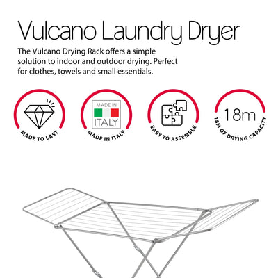 Metaltex Vulcano Flügelwäschetrockner