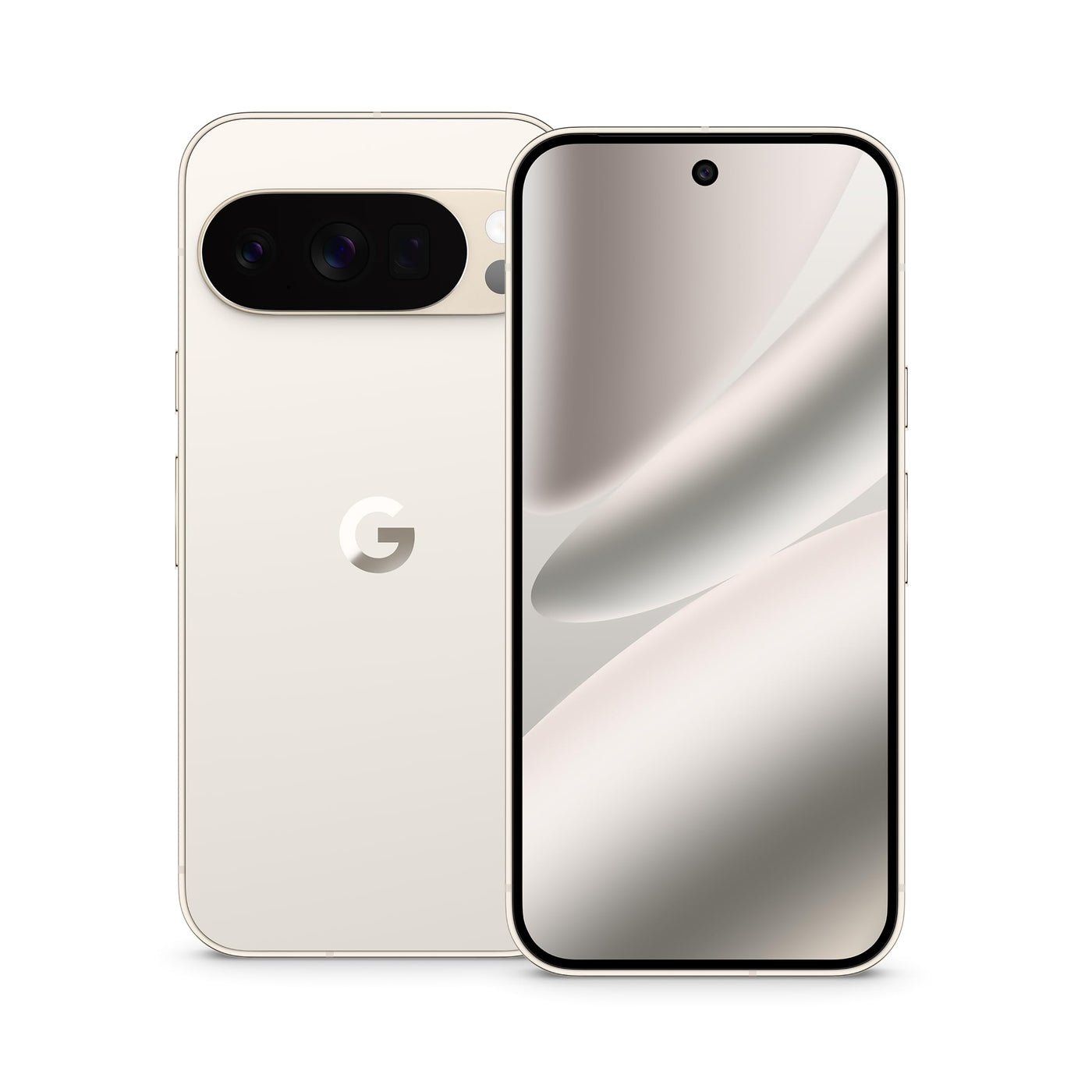 Google Pixel 10 Pro – Android-Smartphone ohne SIM-Lock, mit Gemini, Dreifach-Rückkamerasystem, mehr als 24 Stunden Akkulaufzeit und 6,3 Zoll großem Super Actua-Display – Porcelain, 256GB