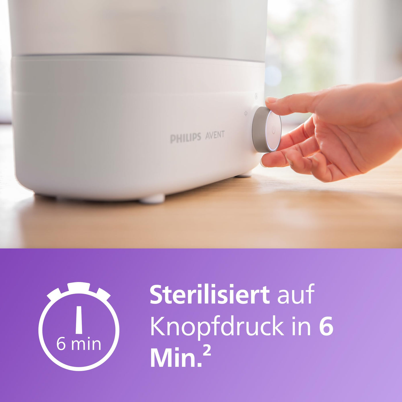Philips Avent Sterilisator (Modell SCF293/00), 1 Stück (1er Pack)