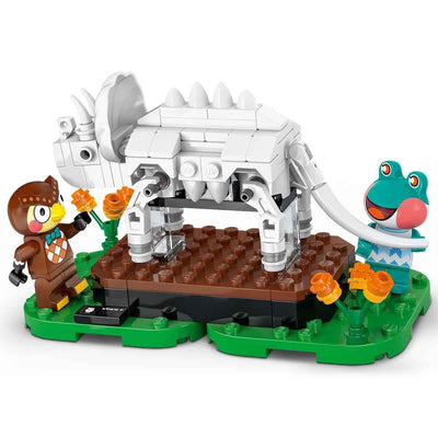 LEGO Animal Crossing Eugens Museumssammlung (77056); Bauset zum Sammeln für Kinder mit Minifiguren und Triceratops-Fossil; Nintendo Charakter für Mädchen und Jungen ab 7 Jahren
