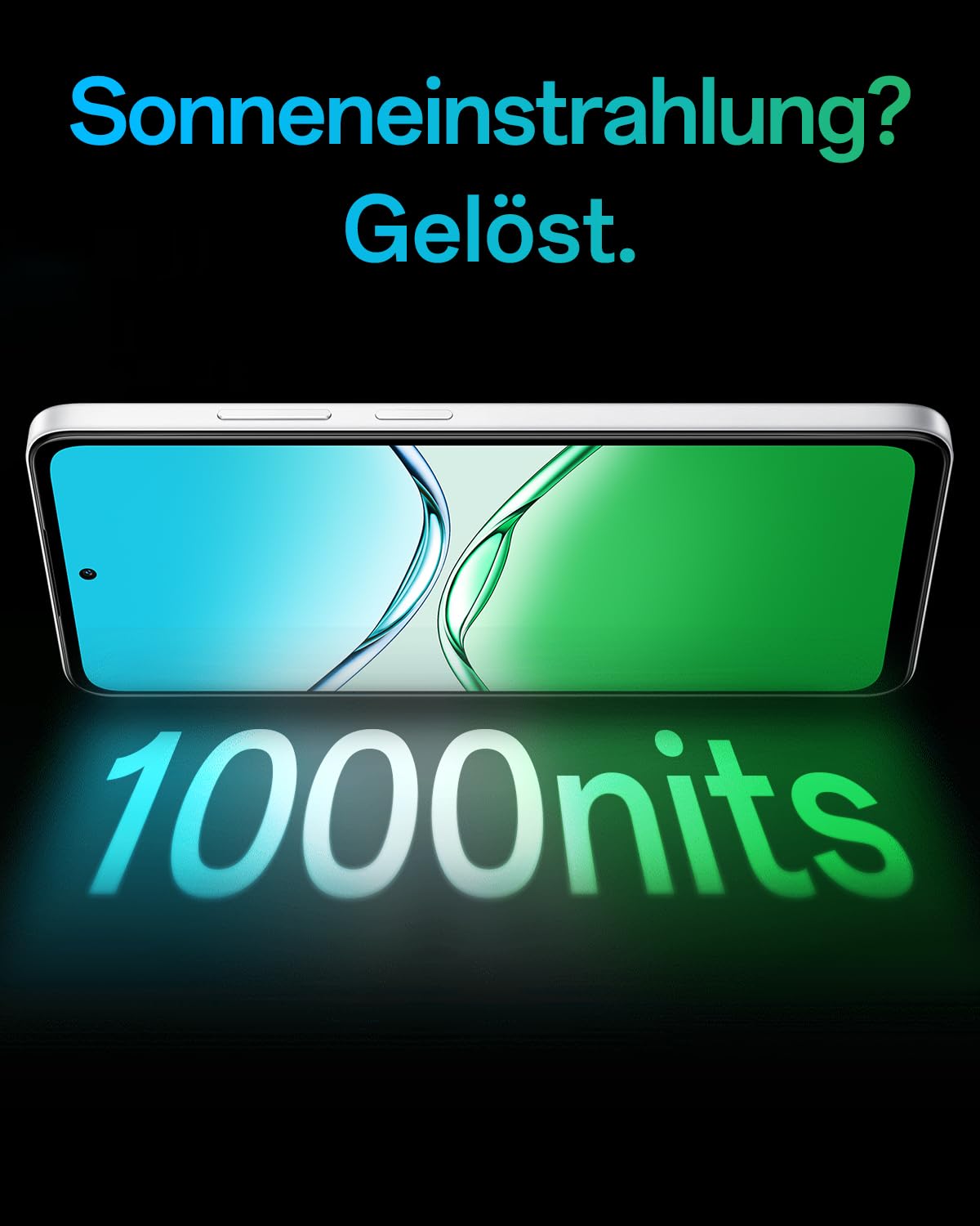 OPPO A5 4G 6GB+128GB, Entsperrtes Smartphone mit KI, 6,67-Zoll-Display mit 90 Hz, 50-MP-AF-Kamera, 6000-mAh-Akku, IP65-Schutz gegen Wasser und Staub, Mist White (inklusive 45-W-SUPERVOOC-Ladegerät)