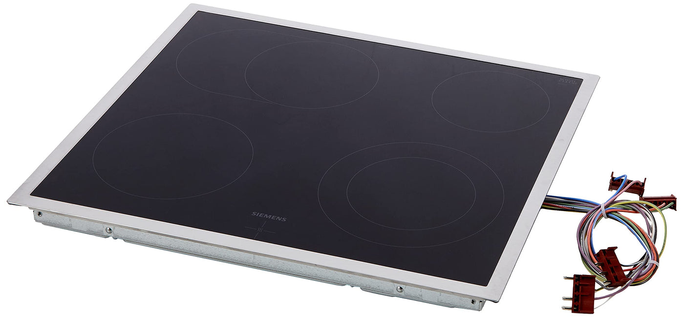 Siemens iQ300 Elektrokochfeld EA645GN17, herdgebunden, 60 cm, aufliegender Rahmen, 4 highSpeed Kochzonen, Bräterzone und Zweikreiszone