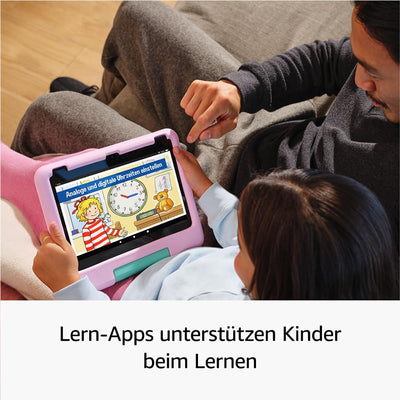 Fire HD 10 Kids-Tablet (Neueste Generation), für Kinder ab dem Vorschulalter | Mit brillantem 10-Zoll-Display, Kindersicherung und 2 Jahren Sorglos-Garantie | Version 2023, 32 GB, rosa