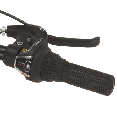 Gecheer Mountainbike mit Shimano-Kettenwechsler,Jungen-Fahrrad & Herren-Fahrrad, MTB, Trekkingrad, Hardtail Bike, Sportfahrrad, 21 Gang 27,5 Zoll Rad 38 cm Rot