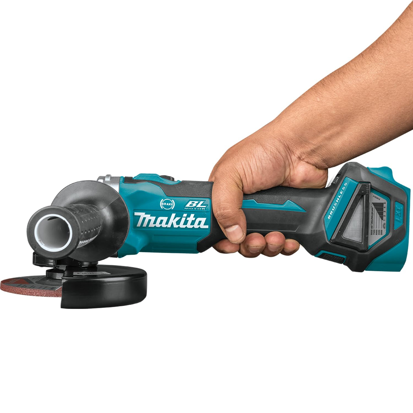 Makita DGA513RTJ Akku-Winkelschleifer 18 V / 5,0 Ah, 2 Akkus + Ladegerät Im MAKPAC