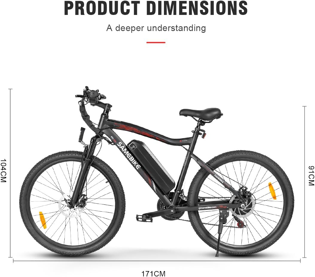 SAMEBIKE SY26 26-Zoll-Mountainbike (Weiß)