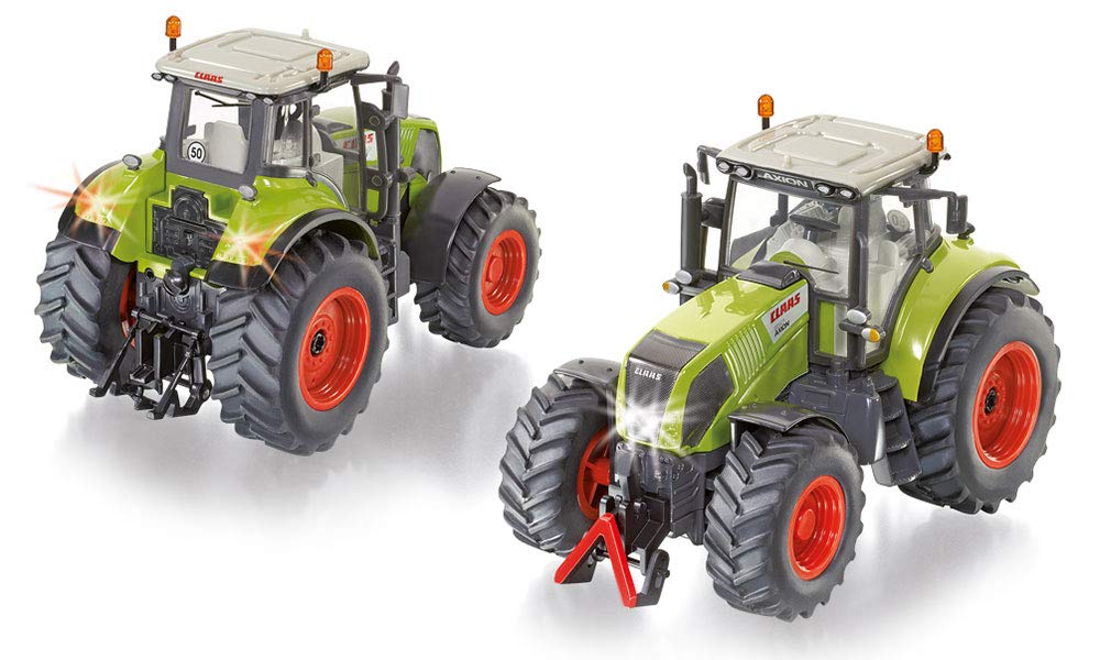 siku 6882, Ferngesteuerter Claas Axion 850 Traktor, 1:32, Inkl. Fernsteuermodul, Metall/Kunststoff, Grün, Batteriebetrieben, Kompatibel mit Anbaugeräten