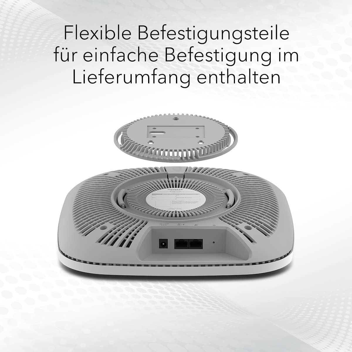NETGEAR WAX625 WLAN Access Point PoE+ WiFi 6 (AX5400 Speed Dual-Band, WPA3, 802.11ax Mesh-fähig, 2.5G LAN, Lokal oder Insight Remote Management, PoE+ powered - Netzteil optional)