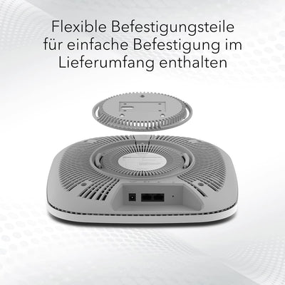 NETGEAR WAX625 WLAN Access Point PoE+ WiFi 6 (AX5400 Speed Dual-Band, WPA3, 802.11ax Mesh-fähig, 2.5G LAN, Lokal oder Insight Remote Management, PoE+ powered - Netzteil optional)
