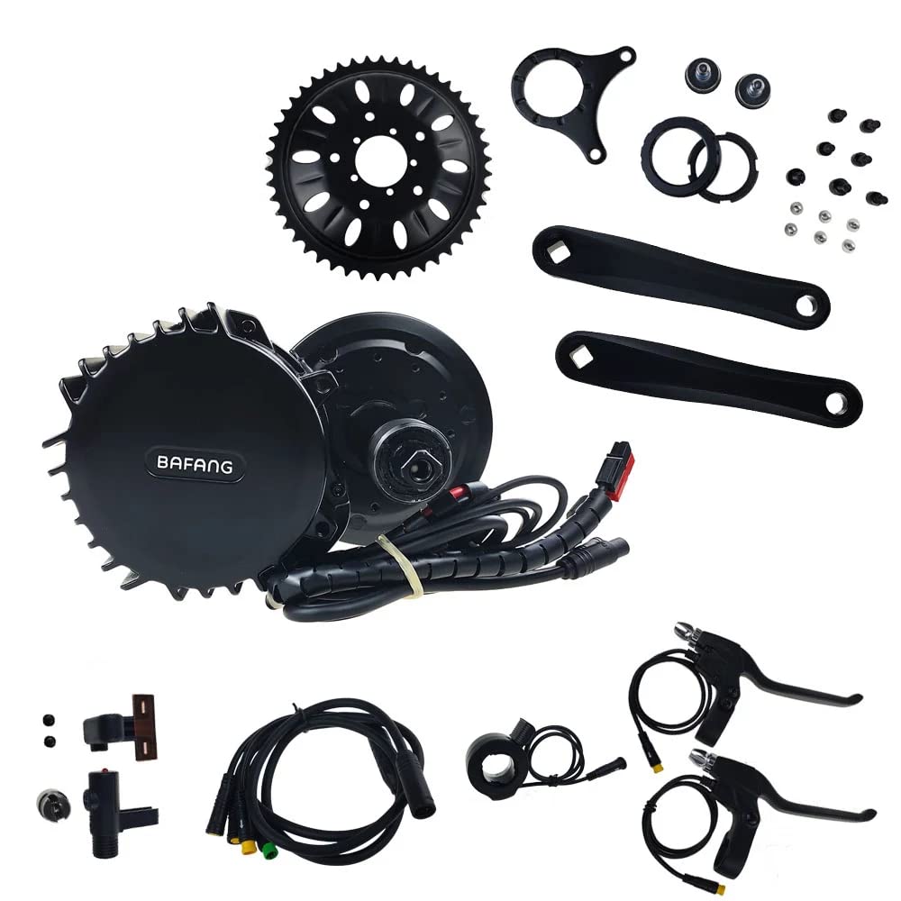 HalloMotor Ebike M615 G320 BBSHD BBS03 48V 1000W/52V 1000W BB 68mm 100mm 120mm Mittelmotor Umbausätze für Moutain Road Bike, Dreirad (52V 1000W BB:68-73mm, P860C)