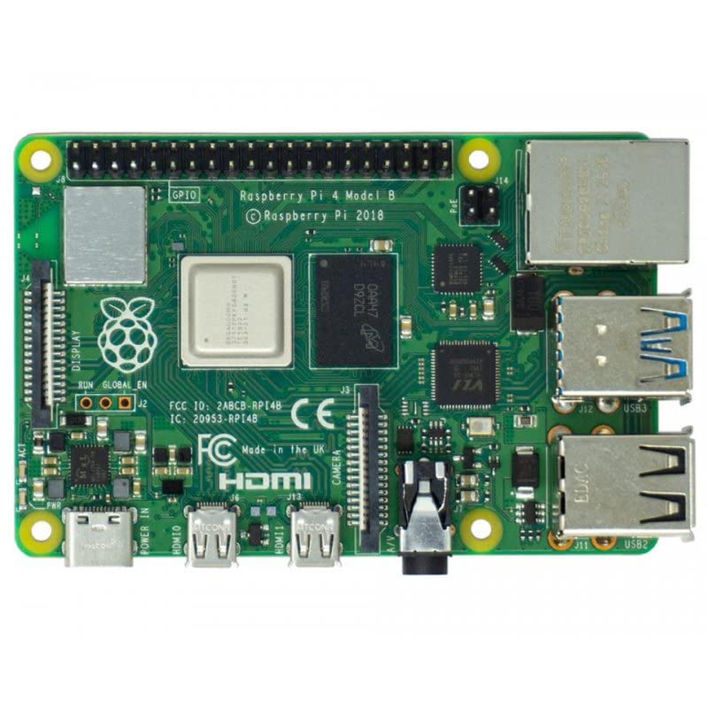Raspberry Pi 4 8GB Starter-Set | 64GB Micro SD Karte | USB-C Netzteil 15W | Gehäuse schwarz | 4K Micro HDMI Kabel | Kühlkörper Set | Raspberry Pi 4 Model B 8GB RAM