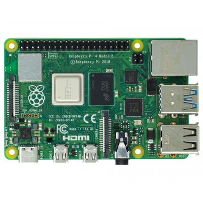 Raspberry Pi 4 8GB Starter-Set | 64GB Micro SD Karte | USB-C Netzteil 15W | Gehäuse schwarz | 4K Micro HDMI Kabel | Kühlkörper Set | Raspberry Pi 4 Model B 8GB RAM