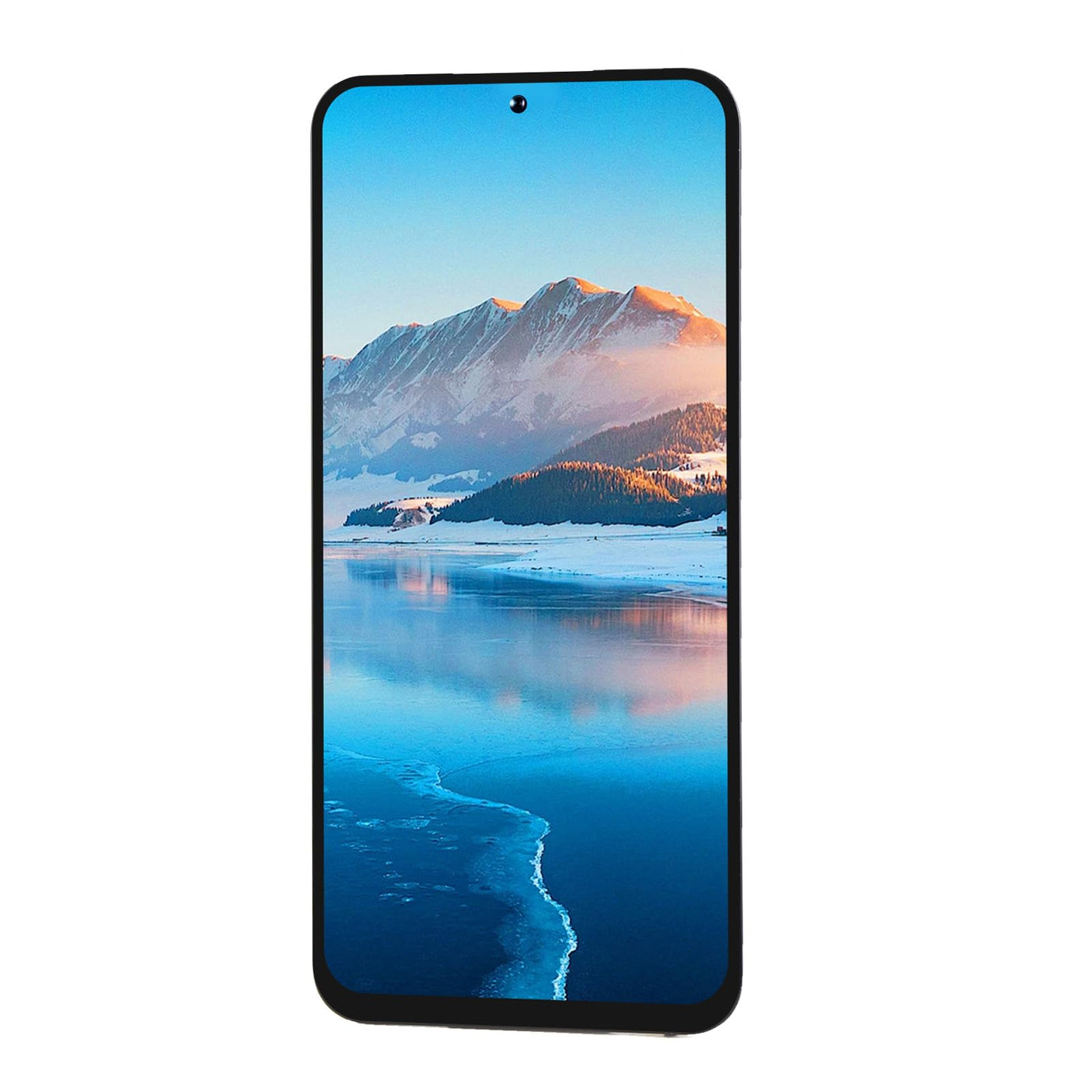 KKPLZZ Telefon-Bildschirmbaugruppe, Rahmenlos, 3D-empfindliche Berührung, Hohe Helligkeit, 1080 X 2400 Auflösung, LCD-Display, Touch-Digitizer-Baugruppe für Galaxy S23fe