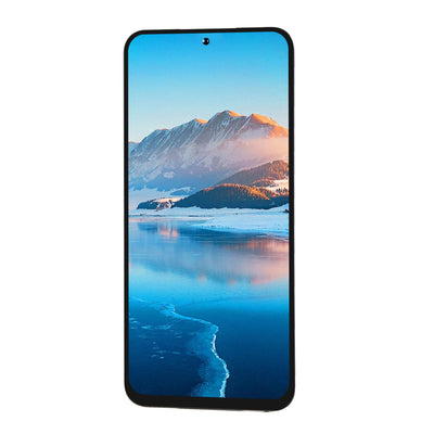 KKPLZZ Telefon-Bildschirmbaugruppe, Rahmenlos, 3D-empfindliche Berührung, Hohe Helligkeit, 1080 X 2400 Auflösung, LCD-Display, Touch-Digitizer-Baugruppe für Galaxy S23fe