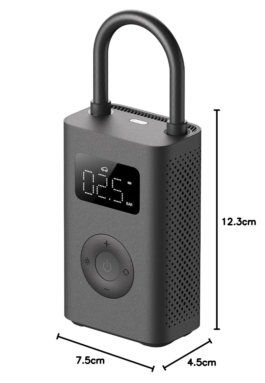 Xiaomi Portable Electric Air Compressor 2 – Tragbarer Luftkompressor für Auto, Motorrad, Fahrrad mit bis 10,3 Bar, 3–150 PSI, 6 verschiedene Modi mit Auto-Stop, 2000mAh großer Akku, USB-C, LED-Anzeige