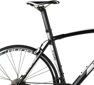 28 Zoll Rennrad Wizard Spark 2.5 Shimano Claris 16 Gang Race Bike Fahrrad Rh 56cm schwarz