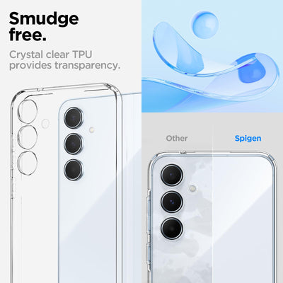 Spigen Liquid Crystal Hülle Kompatibel mit Samsung Galaxy A55 5G -Crystal Clear
