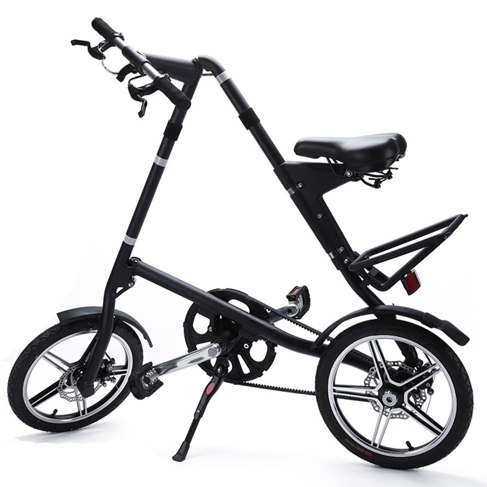 Kcolic Ultraleichtes Mini Faltrad, 16-Zoll Fahrrad, Tragbares Outdoor U Bahn Transportfahrzeug, Faltbares Fahrrad Für Männer Und Frauen B,16inch