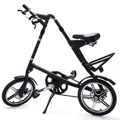Kcolic Ultraleichtes Mini Faltrad, 16-Zoll Fahrrad, Tragbares Outdoor U Bahn Transportfahrzeug, Faltbares Fahrrad Für Männer Und Frauen B,16inch