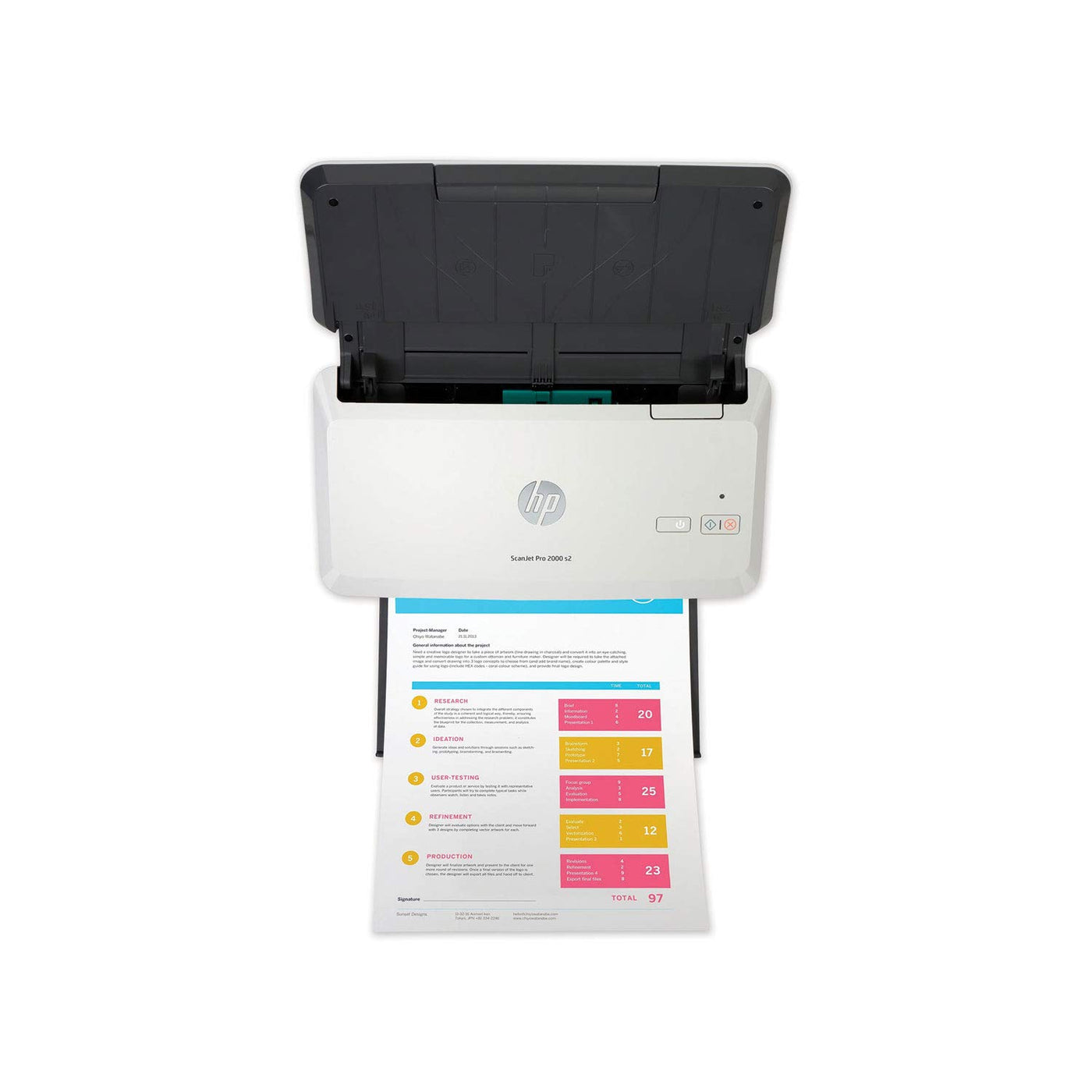 HP Scanjet Pro 2000 s2 Sheet-Feed - Dokumentenscanner - Desktop-Gerät - USB 3.0