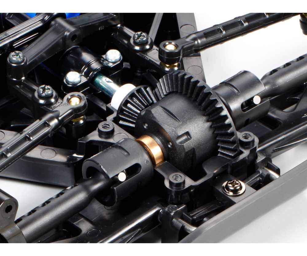 TAMIYA TAM58630 1:10 RC Plasma Edge II (TT-02B) - ferngesteuertes Auto/Fahrzeug - Off Road Race Buggy - RC Bausatz - Elektromotor - unlackiert - 58630