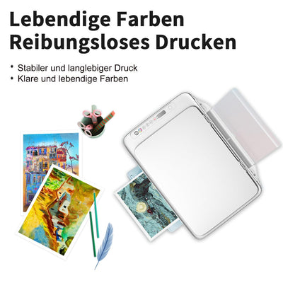 ANKINK Kompatibel Tintenpatrone Druckerpatronen als Ersatz für Epson 603XL für Patrone 603 XL für WF-2820DWF WF-2830DWF WF-2840DWF XP-2100 XP-2150 XP-3100 XP-3150 XP-4100 XP-4150, Schwarz Farbe 5 Pack