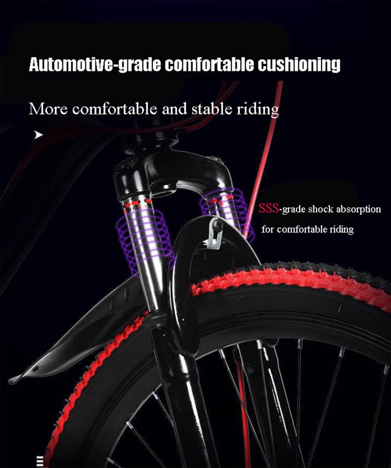 Wmmner Mountainbike 26 Zoll Aluminiumlegierung Scheibenbremse Fahrrad Herren Und Damen Erwachsenen-Speed-Fahrrad Leichtes Studentenfahrrad/B/27-Gang