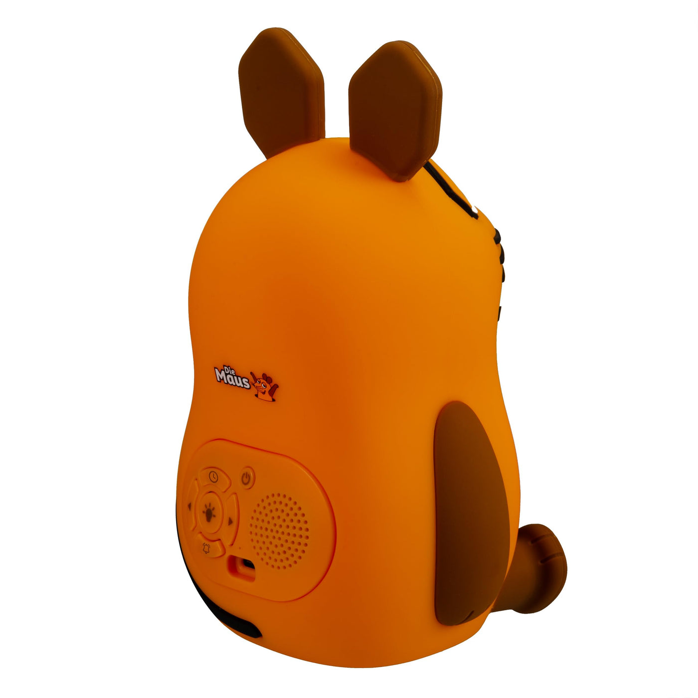 Bresser DieMaus Kinderwecker mit Nachtlicht, sanftes Aufwachen, 3-stufiges Licht, Touch-Steuerung, USB-C, Silikon, ab 3 Jahren