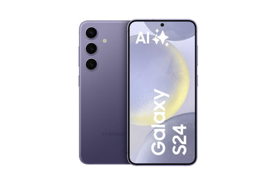 Samsung Galaxy S24 AI Smartphone, Android-Handy ohne Vertrag, 8 GB RAM, 256 GB Speicher, 50-MP-Kamera, Lange Akkulaufzeit, Cobalt Violet, 3 Jahre Herstellergarantie