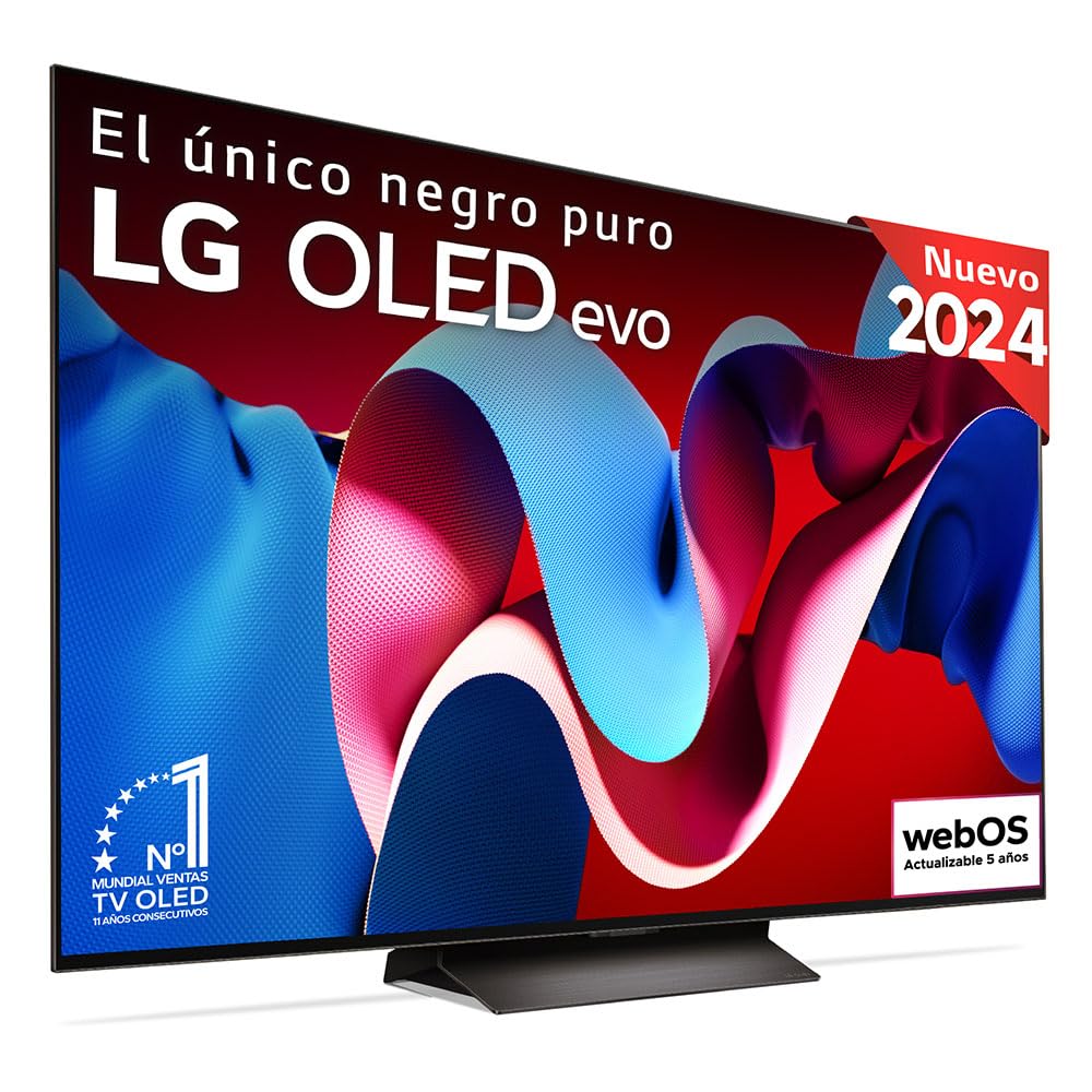 LG OLED65C44LA TV 65" (165 cm) OLED evo Fernseher (α9 Gen7 4K AI-Prozessor, webOS 24, Dolby Vision, bis zu 120Hz) [Modelljahr 2024]