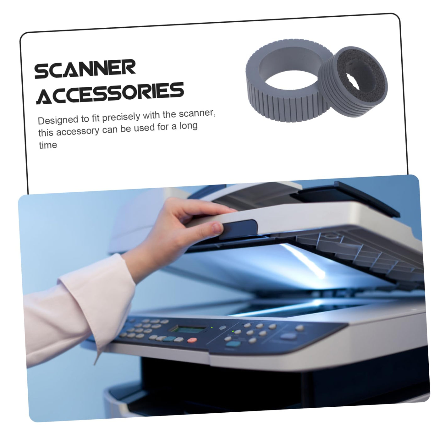 Angoily 4 Stück Scanner Zubehör Scanner Pager Scanner Teile Ersatz Roller Pager Ersatz Roller Pager Zubehör Für Scanner Roller Pager Scanner Roller Pager