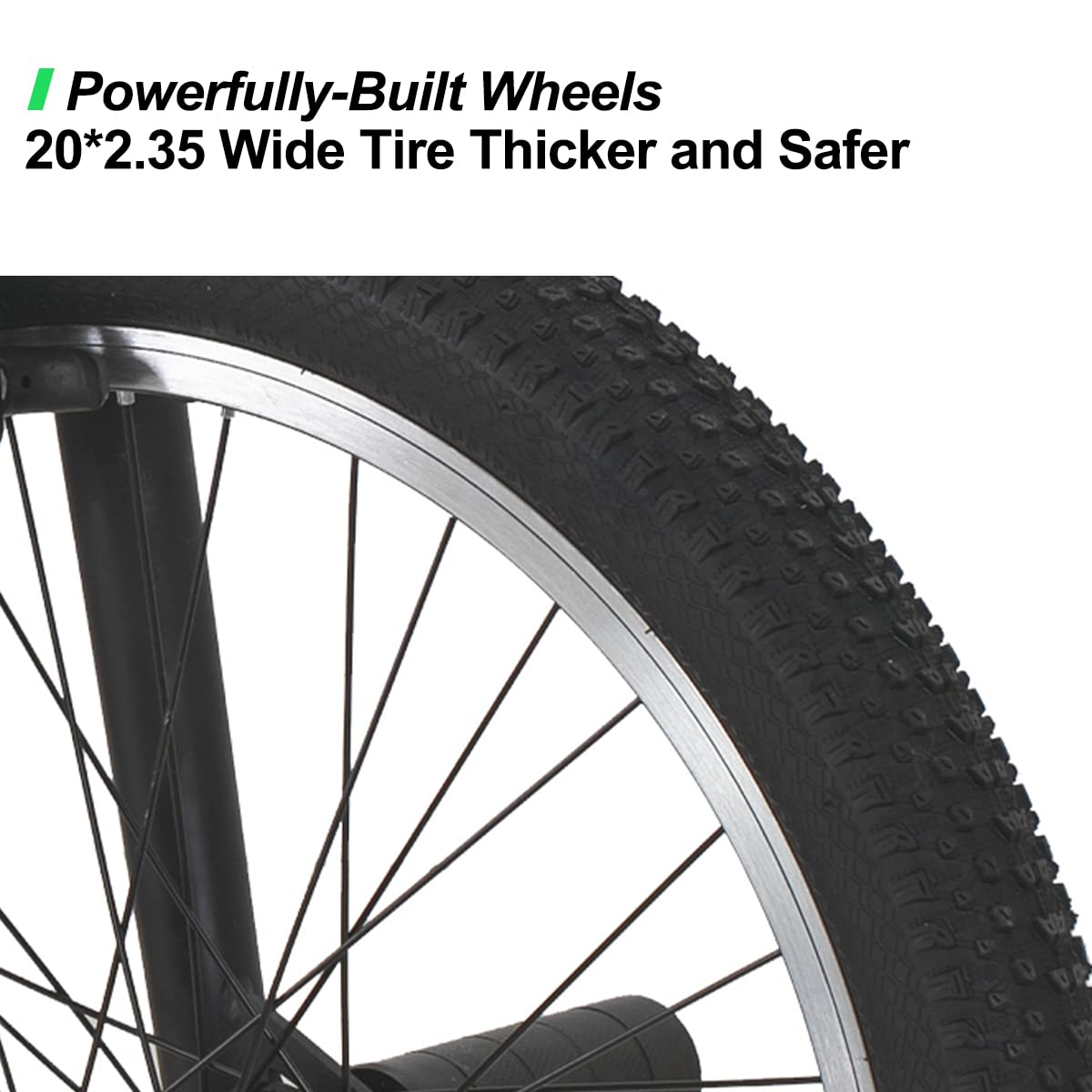 Hiland 20 Zoll BMX, 360° Rotor-System, Freestyle, 4 Stahl Pegs, Kettenschutz, Freilauf Schwarz kinderfahrrad