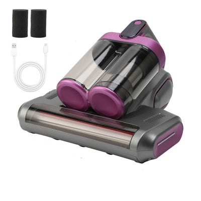 Matratzenstauatratzenstaubsauger Bettstaubsauger 13KPa Sauger Doppelsauger Handstaubsauger Anti- Allergen mit UV- C und Ultraschall für Tierhaare Bettlaken Sofa Kissen und mehr