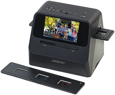 Somikon Fotoscanner: 3in1-Foto-, Dia- & Negativscanner mit 22 MP und HDMI-Ausgang, Akku (Scanner, Bilder Scanner, Digitalisierung)