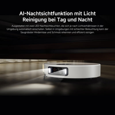 XIAOMI Robot Vacuum 5 Pro Saugroboter mit Wischfunktion, 20.000Pa, Ausfahrbarer Mopp & Seitenbürste, Selbstreinigende All-in-One Basisstation, KI-Navigation, App & Sprachsteuerung