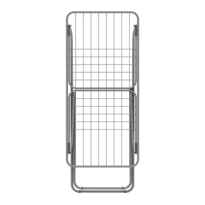 Rörets Wäscheständer Sussi Space Grey – verriegelbare Flügel – Sicherheitssperre – 52x176x96cm – 18 m Trockenfläche - Design und Qualität von Schwedens stärkster Trockenständermarke