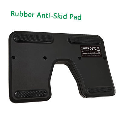 Tavsou Bluetooth Page Turner Pedal für Tablets Smartphones wiederaufladbar lautlos, Modern