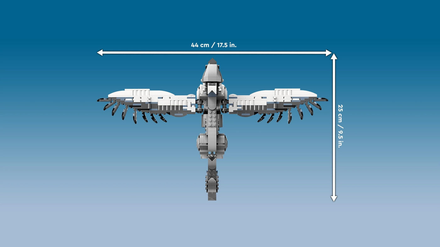 LEGO Harry Potter Hippogreif Seidenschnabel, Fabelwesen-Spielzeug zum Sammeln, kreatives Spielset für Kinder, Geschenk für Jungen, Mädchen und alle Fans 76427