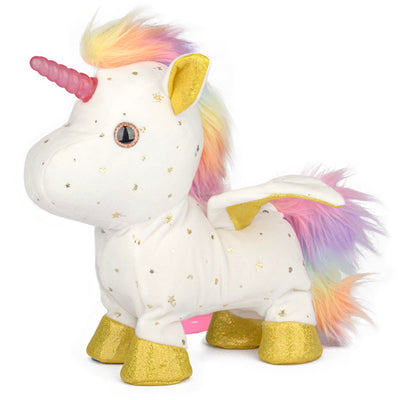 YH YUHUNG Einhorn Spielzeug mit Fernbedienung, Leuchthorn, Bewegliche Flügel, Elektronisches Interaktives Haustier