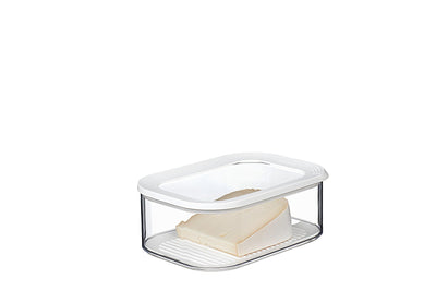 Mepal Käsedose mit Deckel - Käsedose Kühlschrank - Aufbewahrungsbox mit Deckel - Käsestücke und -scheiben - Luftdichter Käsebehälter - Aufbewahrung & Kühlschrank Organizer - 2000 ml - White