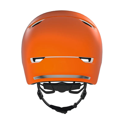 ABUS Stadthelm Scraper 3.0 ACE - Robuster Fahrradhelm für den Stadtverkehr - für Damen und Herren - Orange, Größe M