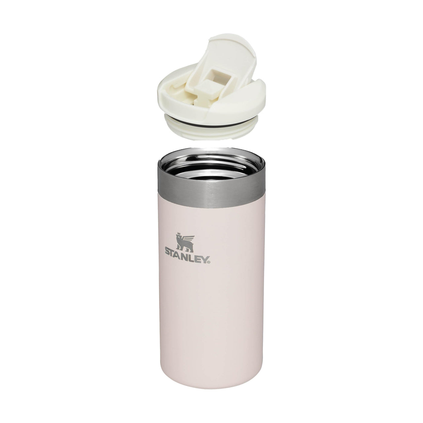 Stanley Aerolight Transit Thermobecher 0.35L - Hält 4 Stunden Heiß - Spülmaschinenfest - Kaffeebecher To Go Auslaufsicher - Kompatibel mit gängigen PKW-Getränkehalterungen - Thermosflasche - Rose
