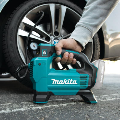 Makita DMP181Z Akku-Kompressor 11,1 bar 18V (ohne Akku, ohne Ladegerät), Petrol