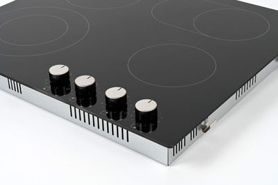 K&H 4 Zonen Glaskeramikkochfeld 59cm Knebel Steuerung Elektro Autark Eingebaut CK-7206K