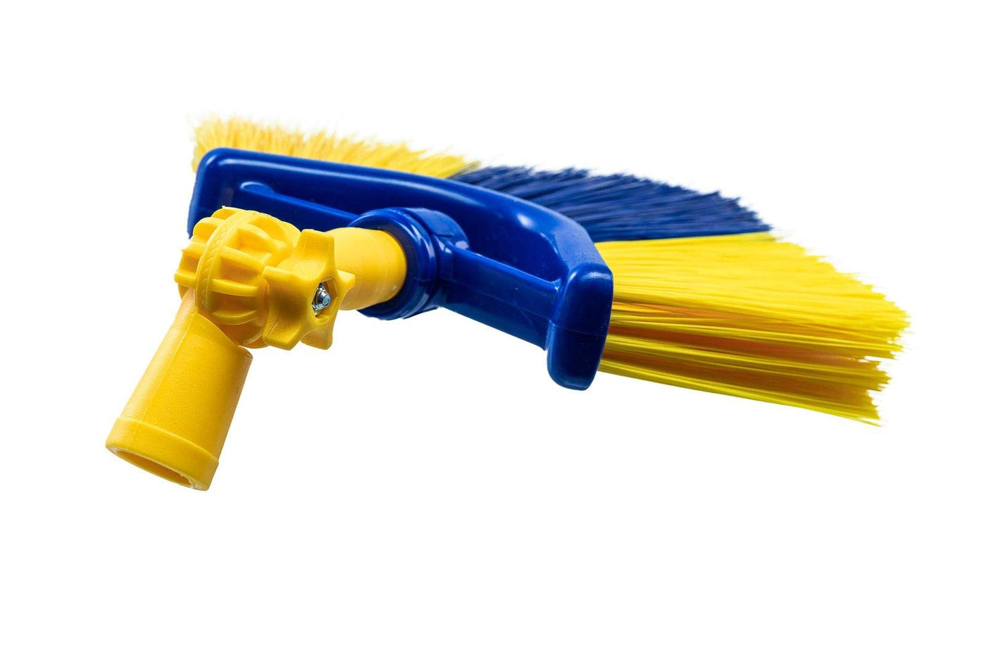 Neustanlo | Eckbesen Set 4 m | Spinnenfeger Dreiecksbesen mit Teleskopstiel | farblich Sortiert | ideal zur Reinigung von hohen Decken und Ecken