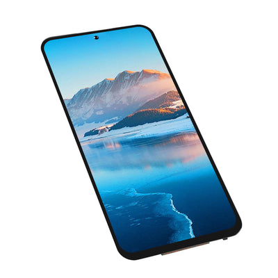 KKPLZZ Telefon-Bildschirmbaugruppe, Rahmenlos, 3D-empfindliche Berührung, Hohe Helligkeit, 1080 X 2400 Auflösung, LCD-Display, Touch-Digitizer-Baugruppe für Galaxy S23fe