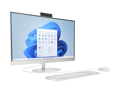 HP All-in-One PC | 23,8" FHD-Display | AMD Ryzen 7 7730U | 16 GB DDR4 RAM | 512 GB SSD | AMD Radeon -Grafikeinheit | Windows 11 Home | Weiß