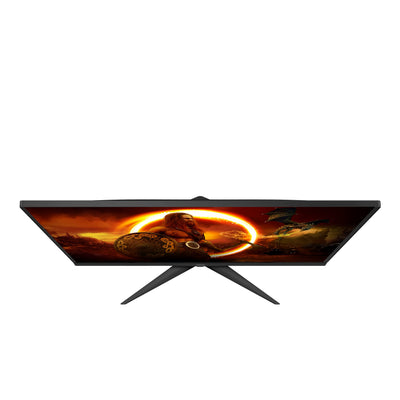 AOC Gaming 27G2SPAE - 27 Zoll FHD Monitor, 165 Hz, 1 ms MPRT, FreeSync, G-Sync Compatible, Lautsprecher (1920x1080, VGA, HDMI, DisplayPort) schwarz/rot