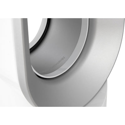 Dyson Hot+Cool Jet Focus AM09 - High Performance Cooling Fan and Fan Heater (White/Silver)